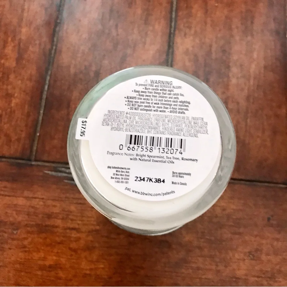 🆕30+ Hrs Tea Tree and Mint Single Wick Candle - Picture 3 of 4